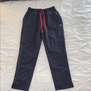 Figs dark grey scrub pants